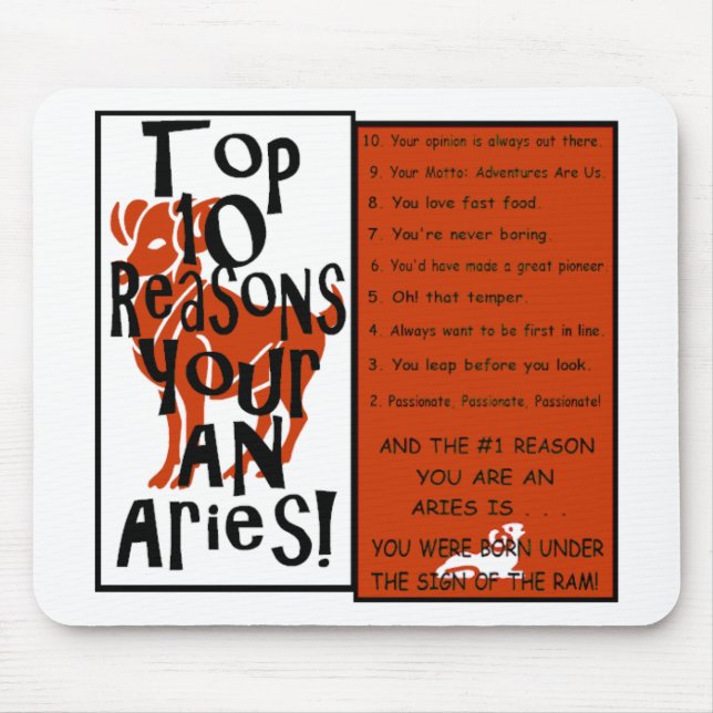 Aries Mouse Pad (Front)