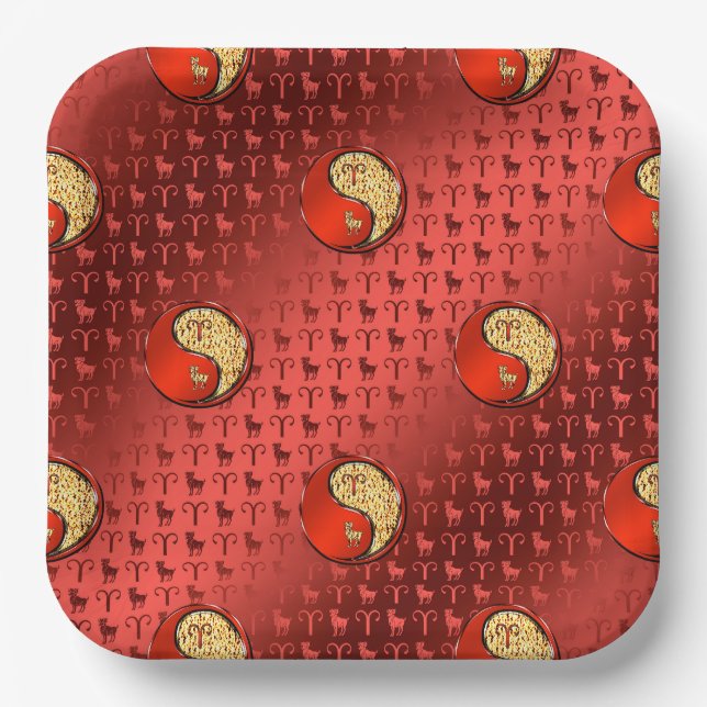 Aries Paper Plate (Front)