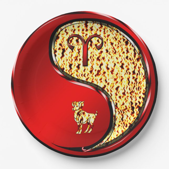 Aries Paper Plate (Front)
