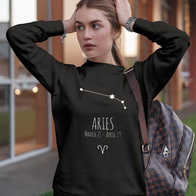 Aries | Personalised Zodiac Constellation Sweatshirt (Creator Uploaded)