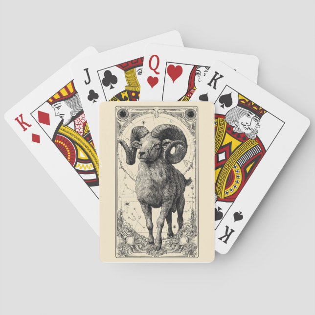 Aries Playing Cards (Back)
