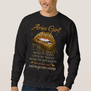 Aries Queen Afro Girl Zodiac Signs Birthday  1 Sweatshirt