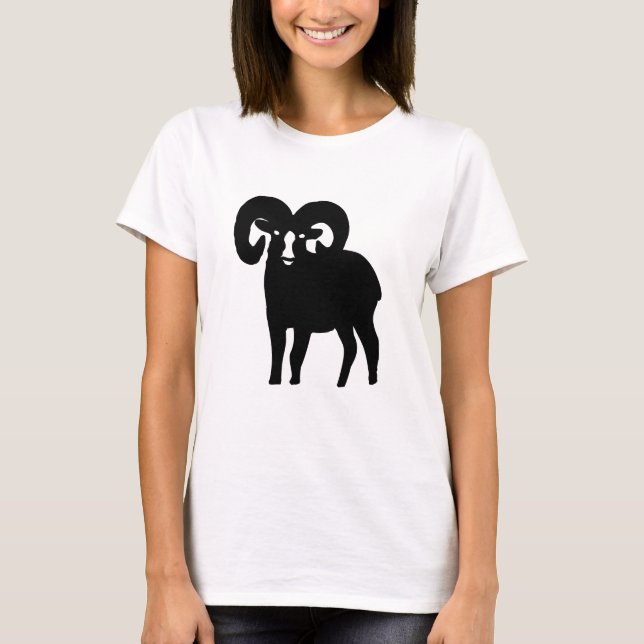 Aries Ram Zodiac Icon Gift T-Shirt (Front)