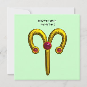 ARIES RUBY , bright yellow pink violet red Announcement