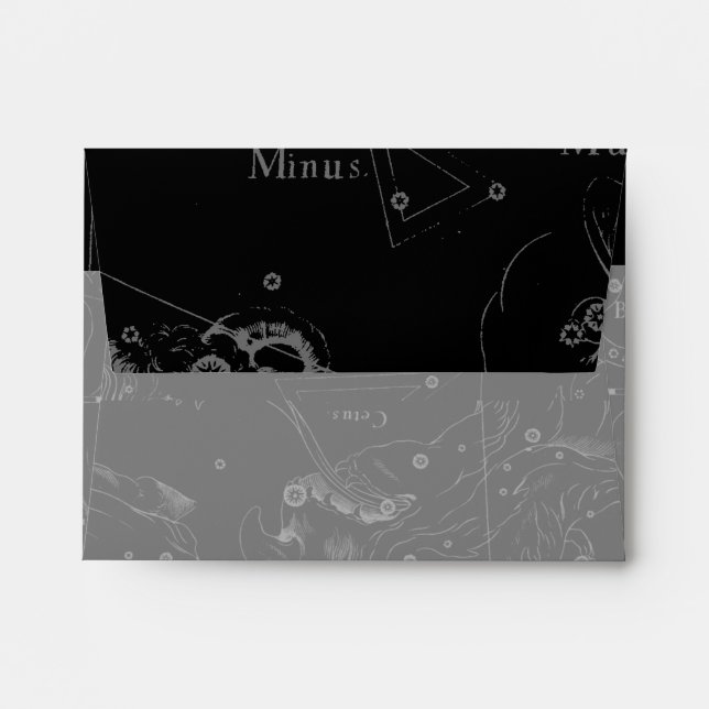 Aries Sign Constellation Hevelius circa 1690 Envelopes (Back (Top Flap))