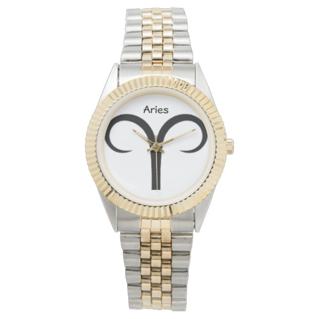 Aries Sign of the Zodiac Watches. Watch (Front)