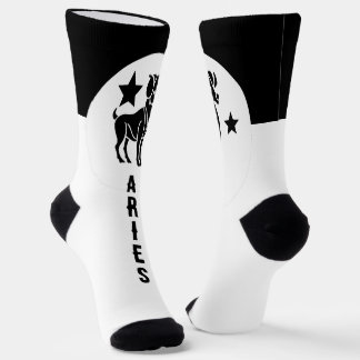 Aries sign socks