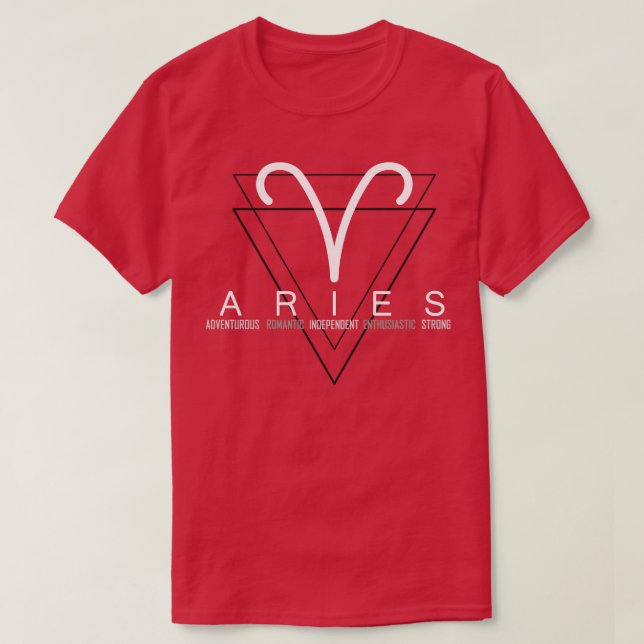 Aries Sign T-Shirt (Design Front)