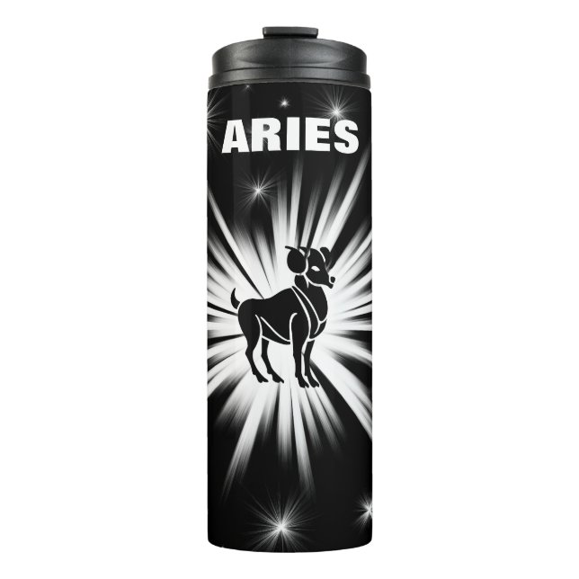 Aries sign thermal tumbler (Front)