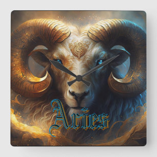 Aries Square Wall Clock