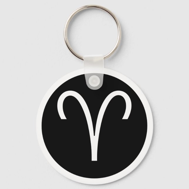 Aries Symbol Key Ring (Front)