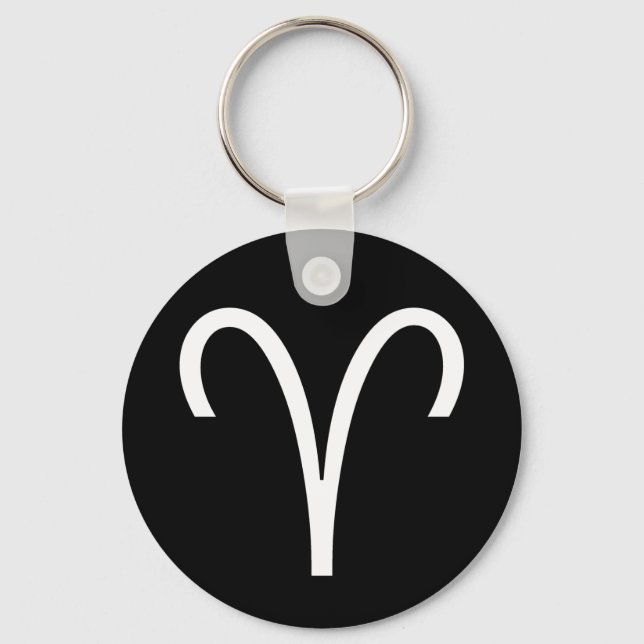 Aries Symbol Key Ring (Front)
