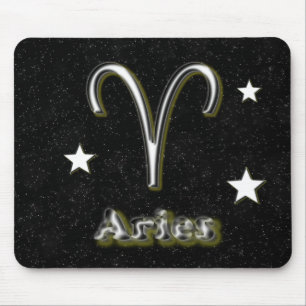 Aries symbol mouse pad