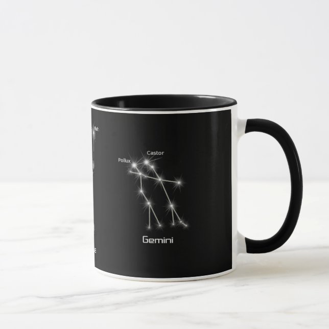 Aries, Taurus & Gemini Star Constellations Mug (Right)