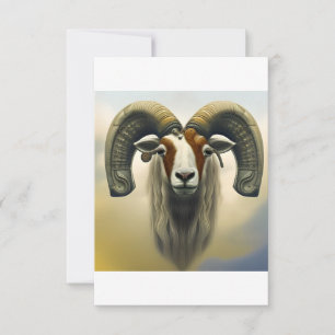 Aries thank you card