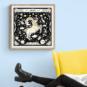 Aries: The Cosmic Trailblazer Poster
