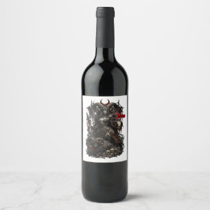 Aries — The Horned Harbinger Wine Label