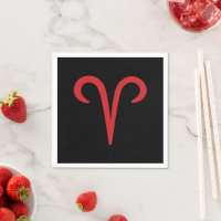 ARIES The Ram Red Fire Sign Astrology Zodiac Party