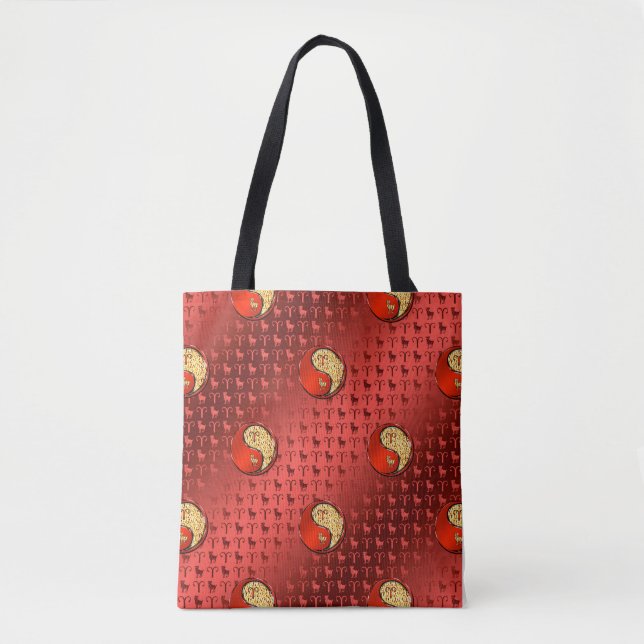 Aries the Ram Tote Bag (Front)