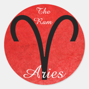 Aries The Ram Zodiac Horoscope Astrology Sticker