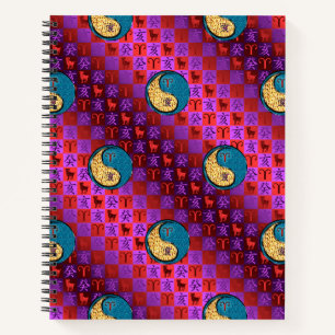 Aries & Water Boar Notebook