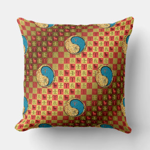 Aries & Water Dragon Cushion