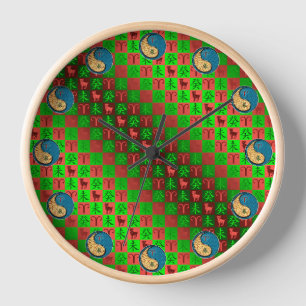 Aries & Water Goat Clock