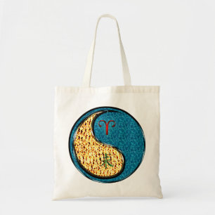 Aries & Water Goat Tote Bag