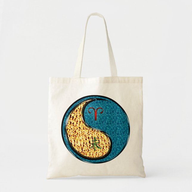 Aries & Water Goat Tote Bag (Front)
