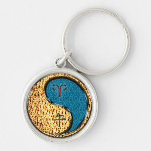 Aries & Water Horse Key Ring
