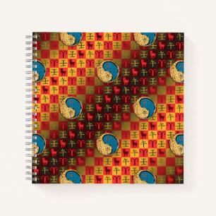 Aries & Water Horse Notebook