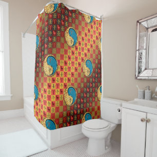 Aries & Water Horse Shower Curtain