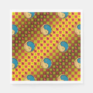 Aries & Water Monkey Napkin