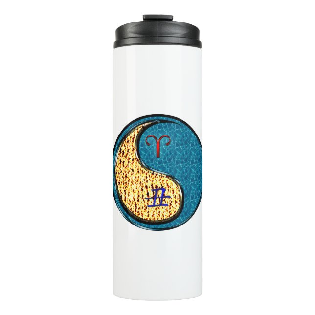 Aries & Water Ox Thermal Tumbler (Front)