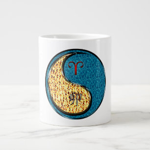 Aries & Water Rabbit Large Coffee Mug