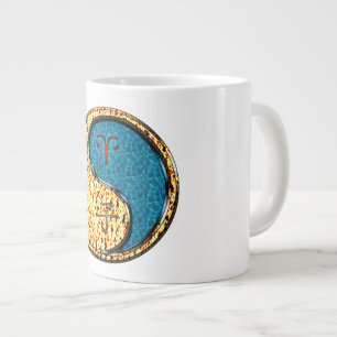 Aries & Water Rat Large Coffee Mug