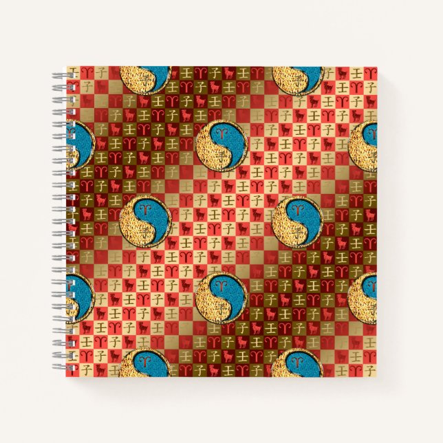 Aries & Water Rat Notebook (Front)