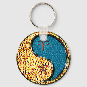 Aries & Water Tiger Key Ring