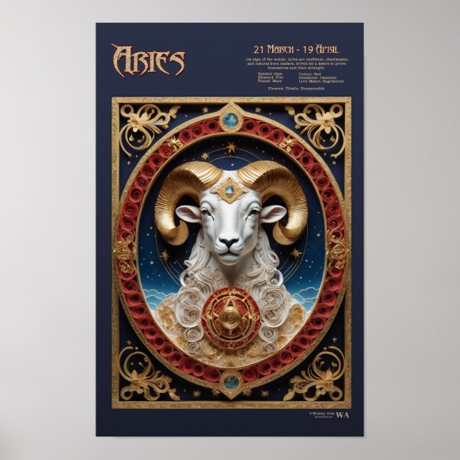 Aries - Western Zodiac Poster (Front)