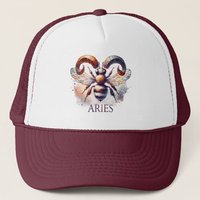 Aries Whimsy Bee Cap - Astro Charm (Front)
