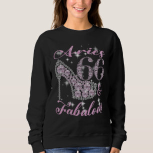 Aries Women 66 & Fabulously Sparkly High Heels 66t Sweatshirt