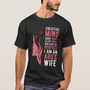 Aries Women Astrology Zodiac Wife Aries T-Shirt