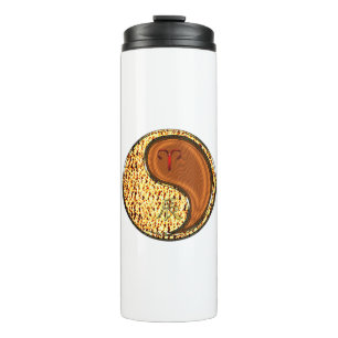 Aries & Wood Dragon Thermal Tumbler