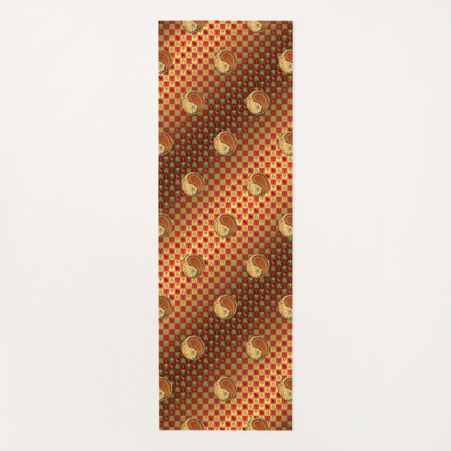Aries & Wood Dragon Yoga Mat (Front)