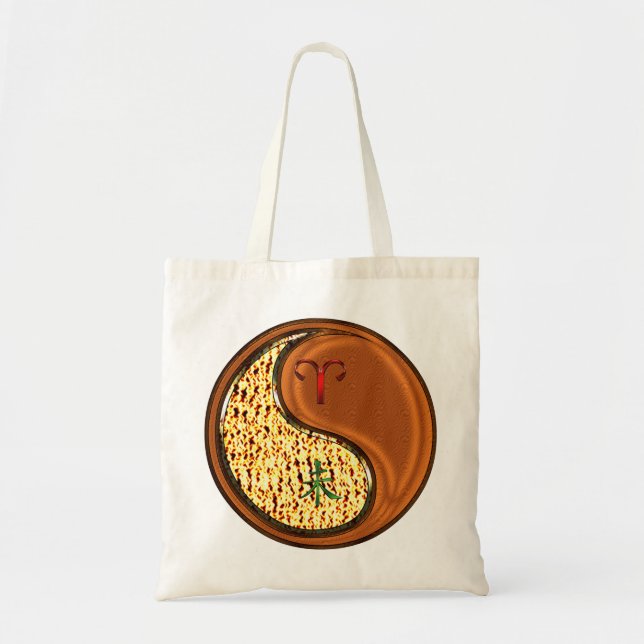 Aries & Wood Goat Tote Bag (Front)