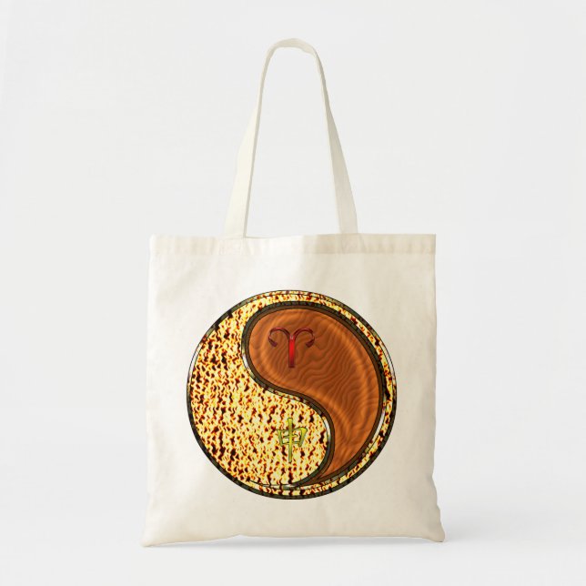 Aries & Wood Monkey Tote Bag (Front)