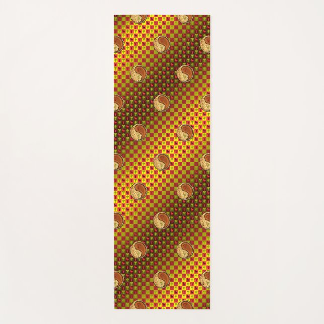 Aries & Wood Monkey Yoga Mat (Front)