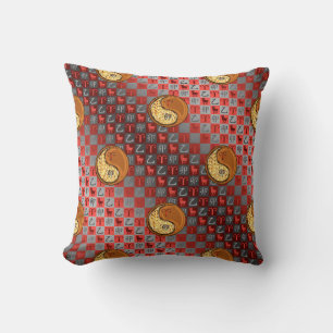 Aries & Wood Rabbit. Cushion