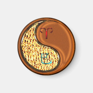 Aries & Wood Snake Magnet