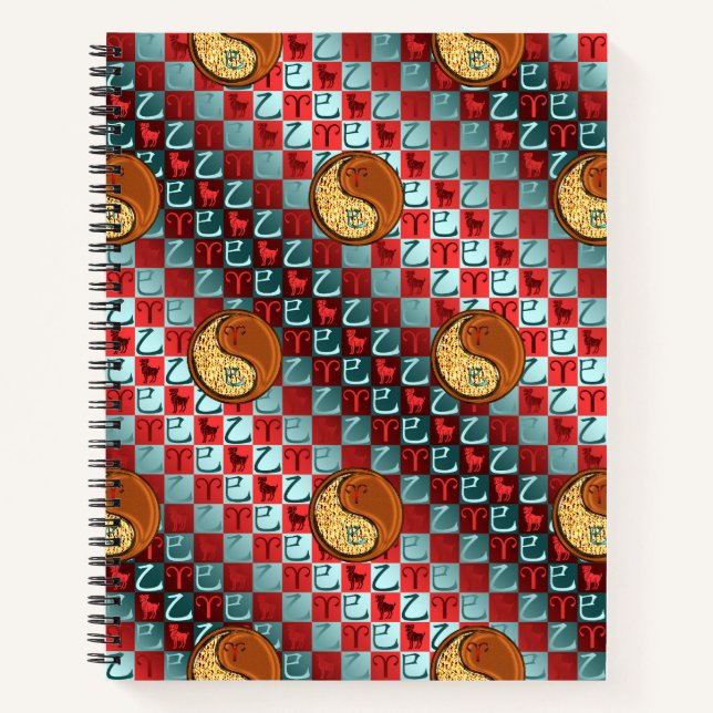 Aries & Wood Snake Notebook (Front)